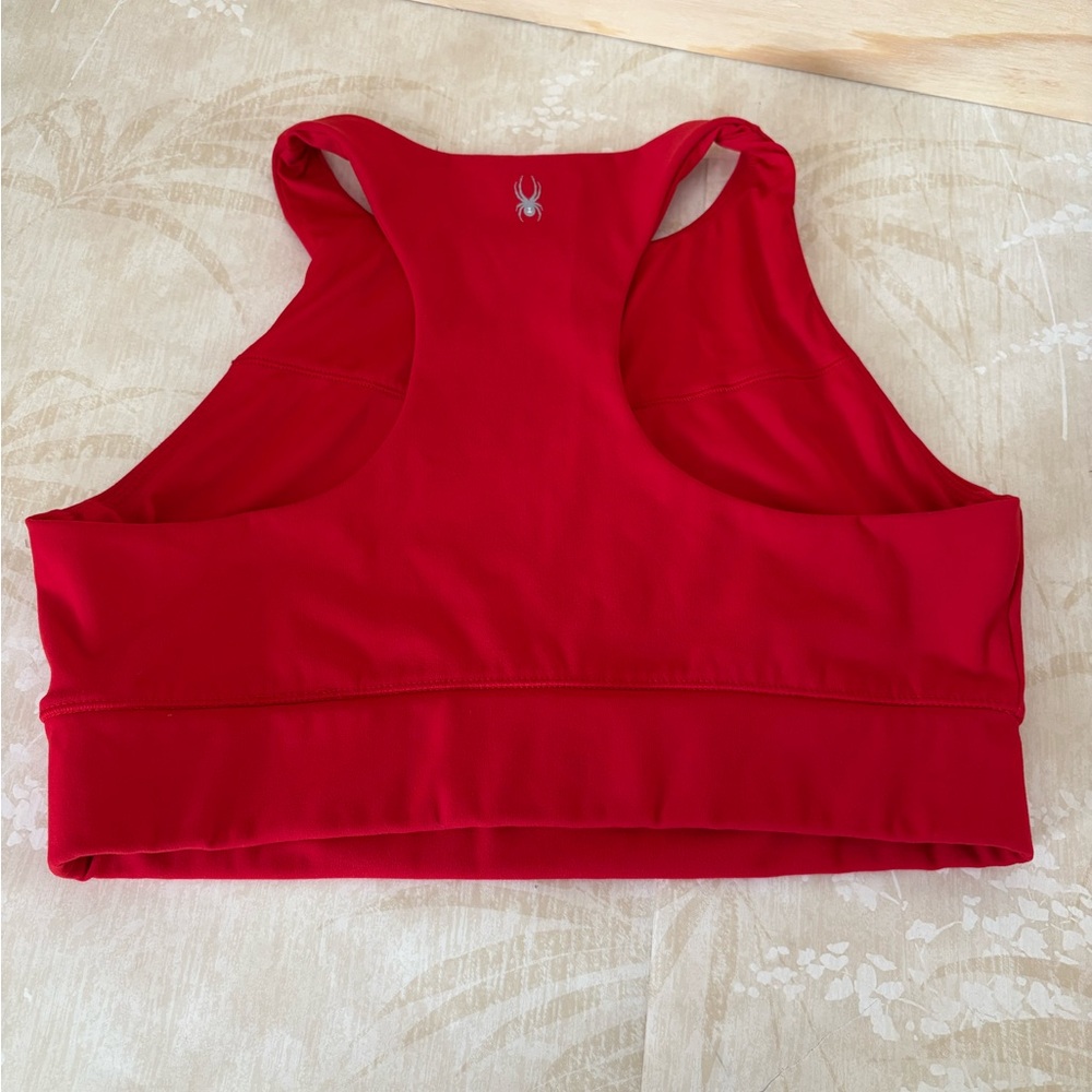 Spyder Vibrant Red Sports Bra